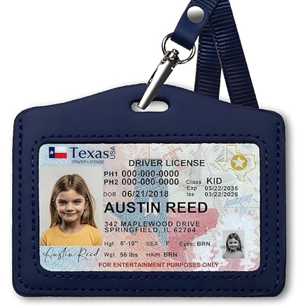 Personalized Fake ID Card for Prank with Photo & Info Gag Gift for Adults
