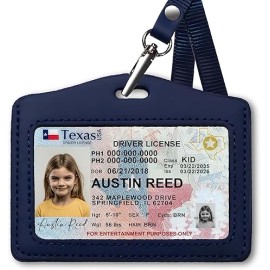 Personalized Fake ID Card for Prank with Photo & Info Gag Gift for Adults