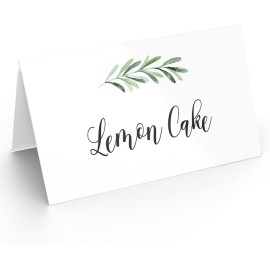 Printed Party Table Place Cards