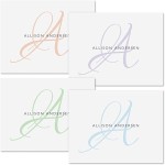 Initial Personalized Note Card